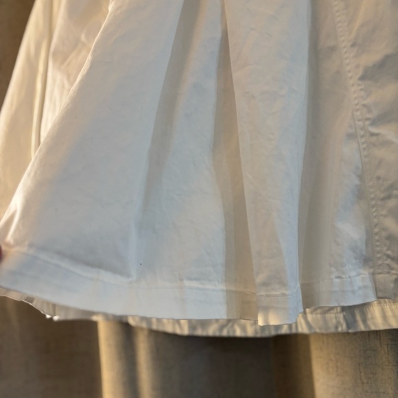 Christopher Banks Button White Jacket w/ Navy Buttons, Stretch  Pockets. Size L - Picture 4 of 10